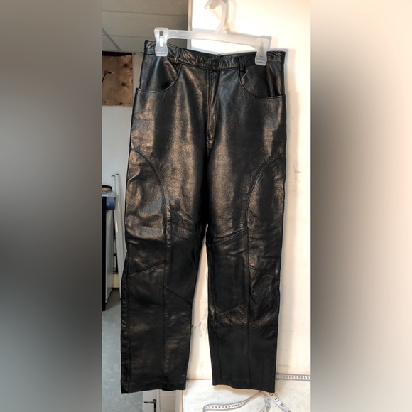 -Akoury thick and heavy cowhide leather pants, suitable to ride! - Picture 1 of 6